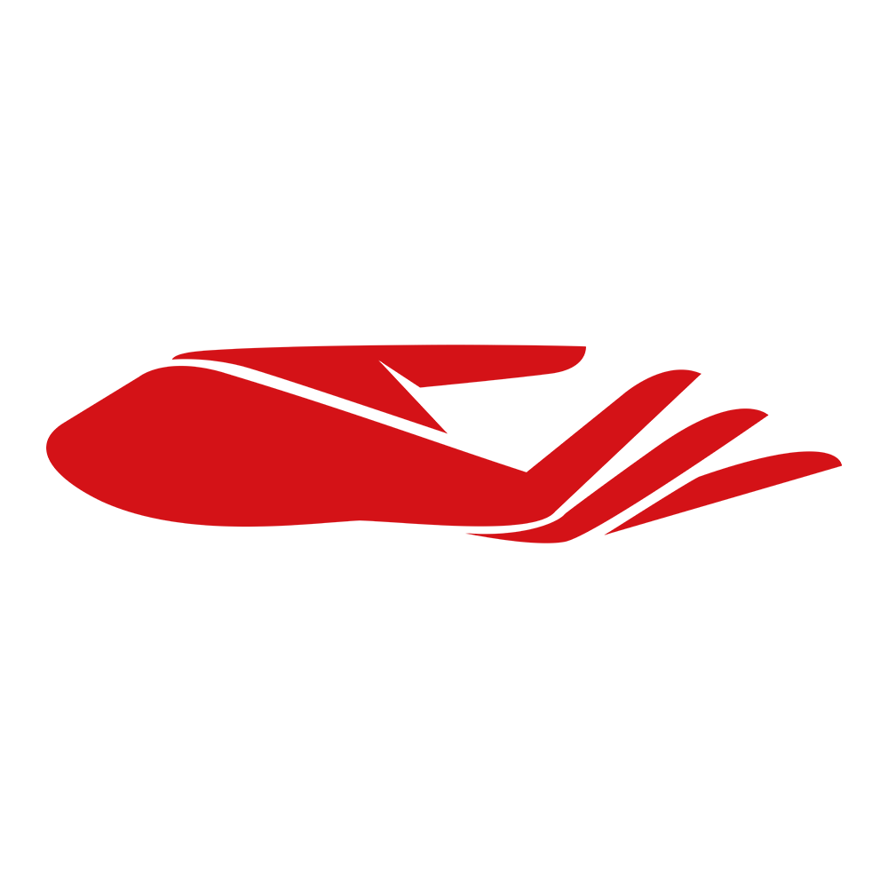 Provide red hand logo
