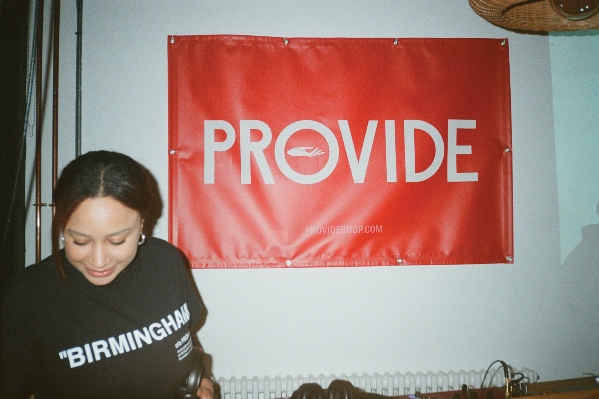 Jossy Mitsu DJ's at Provide's launch event at Artum, Birmingham.