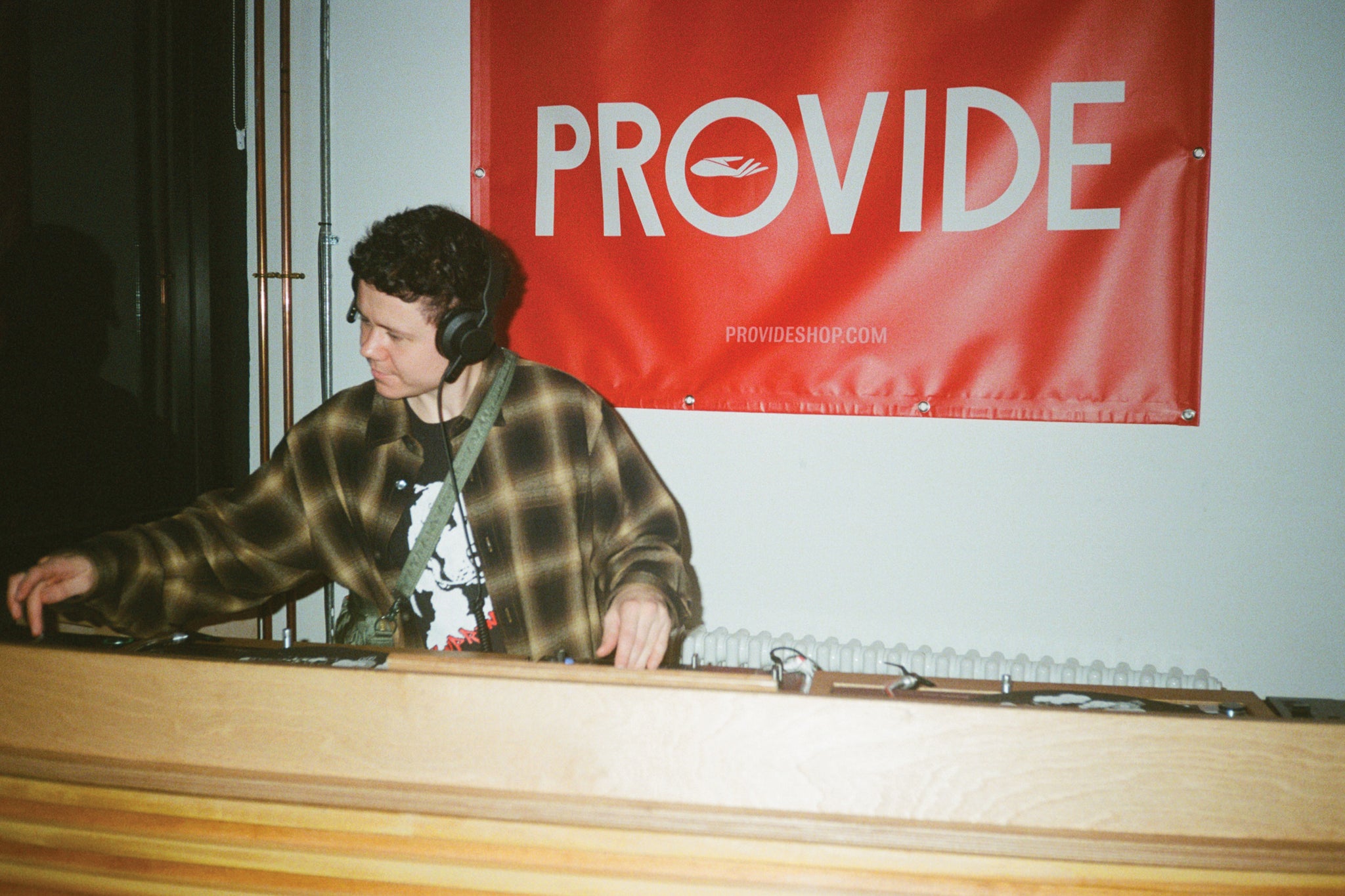 Romo Weeks DJ's at Provide's launch event at Artum, Birmingham.