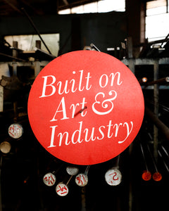 Provide's Art & Industry turntable slipmat at Maxstone Engineering in Birmingham, shot by Stephen Burke.